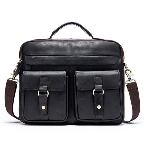 High Quality Fashion Man Genuine Leather Briefcases