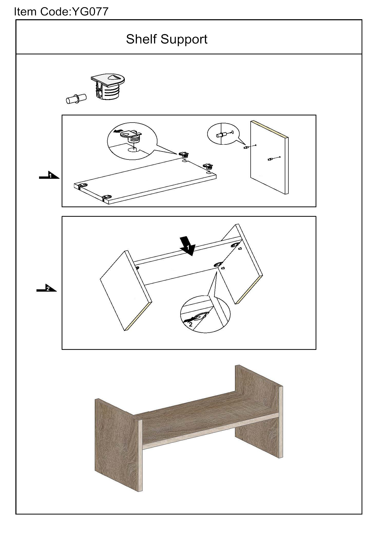shelf supporting fittings 