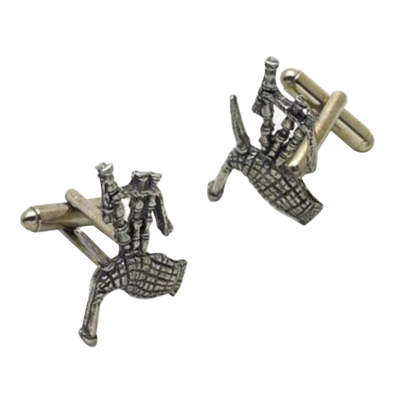 Bagpipes English Pewter Cufflinks