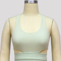 ladies yoga bra Knitting sports tank top no bra Factory