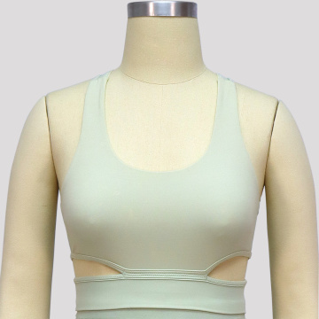 Tangki Olahraga Knitting Top Bra