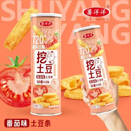 Bucket of potato chips