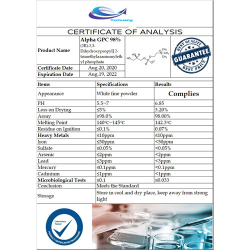 Alpha Gpc Vs Cdp Choline Smart Drugs Alpha GPC Choline Glycerophosphate Factory
