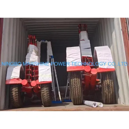 Steel Wire Drum Hydraulic Cable Drum Trailer