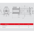 Máquina de tração com correia de aço 320-630 kg