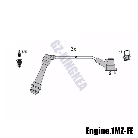 Ignition Wire Cable for Camry Engine 1MZ-FE (90919-15457)