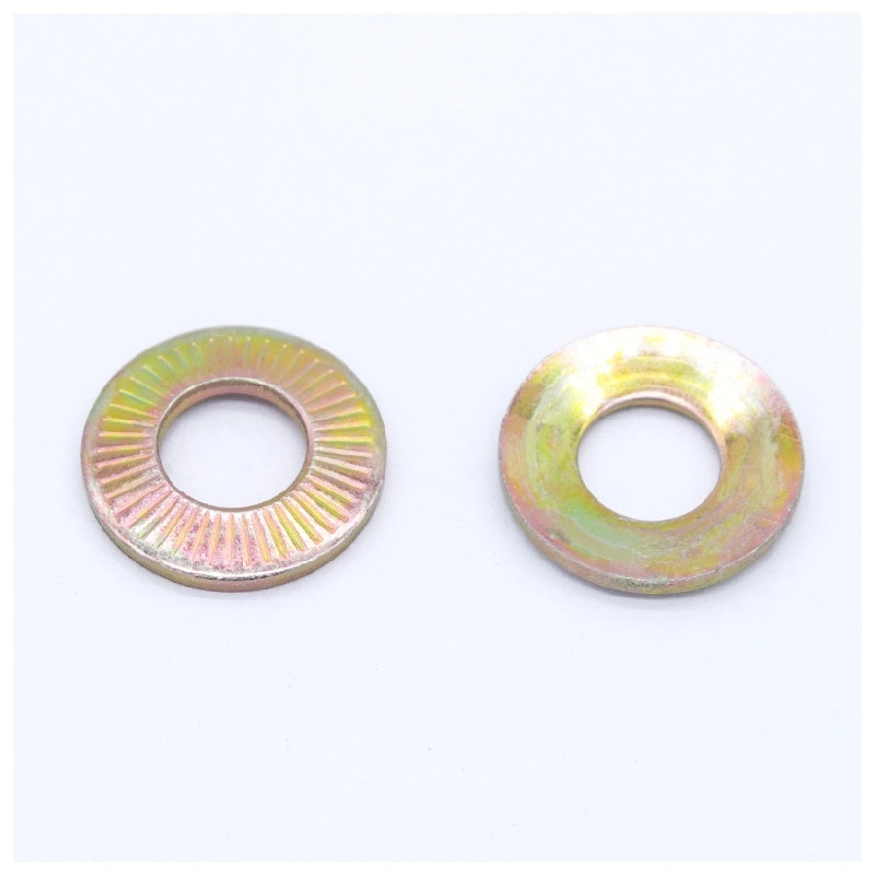 Yellow Lock Washers Yellow Zinc Plated Serrated Conical Lock Washer China Manufacturers ...