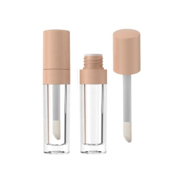 Custom Color Empty Plastic Blush/Foundation Tubes with Brush Wand - 5ml/7.5ml Round Packaging