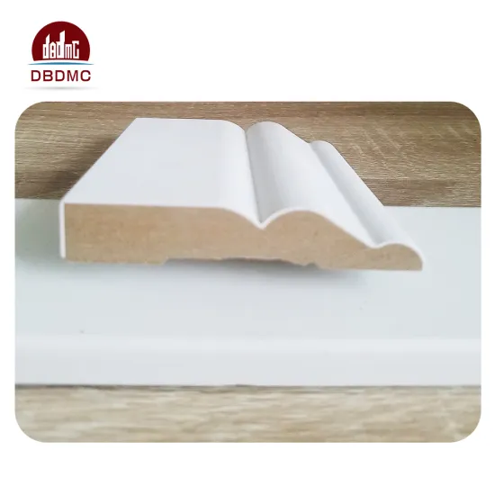 China waterproof solid wood /laminated skirting board for flooring accessories