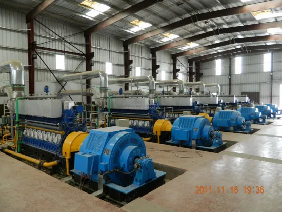 G8300 11kv /5 * 2000kw/ 750rpm /water Cooling Generating Sets Hfo Power Plant