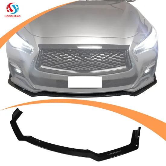 Honghang Supply Auto Parts Carbon Fiber Front Bumper Lip Splitter Protector for Infiniti Q50 (2018+)