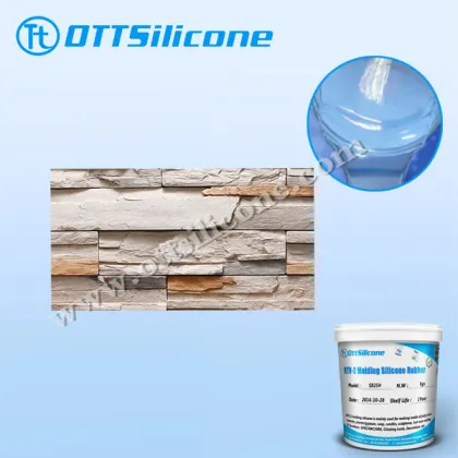 Codensation silicone rubber for conceret products