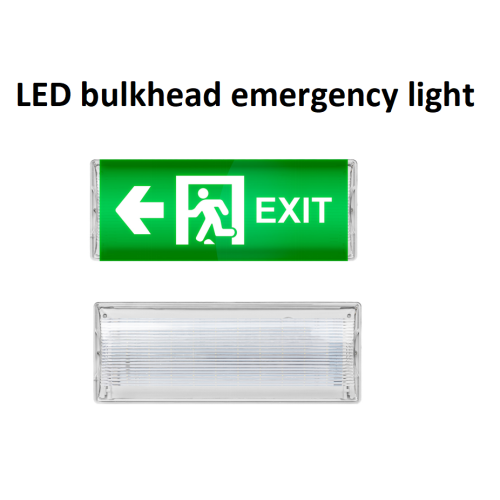 IP65 LED Bulkhead Emergency Exit Sign Segnale