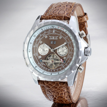 Leather OEM/ODM Tourbillon Automatic Men Casual Watch