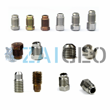 Thread 1/4 3/8 7/16 M3 M4 M5 M6 M8 M10 UHP Waterjet industrial Cleaning Nozzle Water Blasting Washing Sapphire Ruby Spray Nozzle