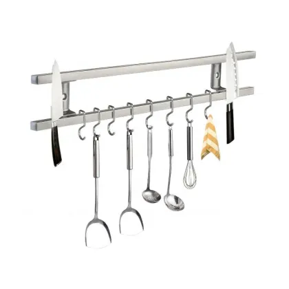 Magnetic Knife Holder Stainless Steel Tube Organizer