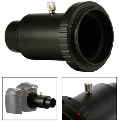 Full Metal Telescope Camera Adapter Set for Nikon and Canon DSLR Cameras