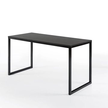 Modern Black Iron Tube Powder Coated MDF Top Computer Writing Desk