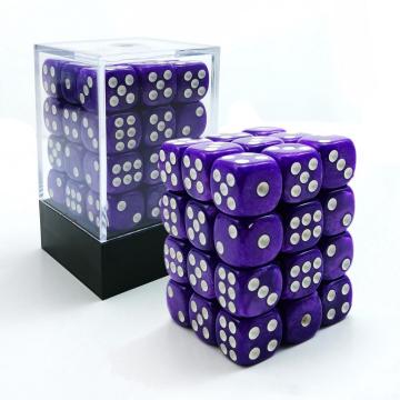 Bescon 12mm 6 Sided Dice 36 in Brick Box, 12mm Six Sided Die (36) Block of Dice, Marble Colors