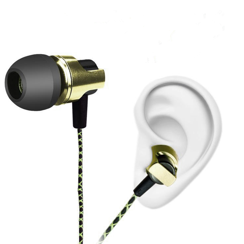 in ear earphone metal 