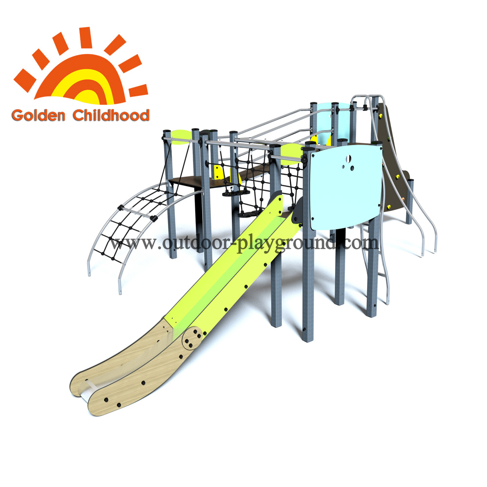 Climbing Balance Playset Outdoor Playground Facility For Sale