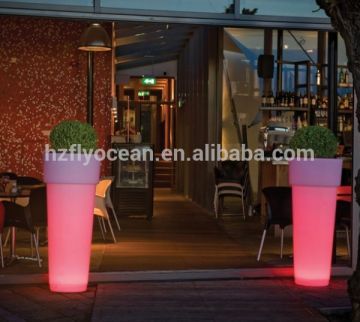 FO-9509 Decor Illuminated LED flower Pots supplier