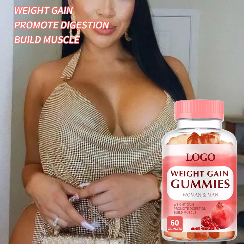 OEM/ODM 100% Pure Vegan Natural Appetite Booster Weight Gain Gummies Natural Flavor Weight Gain Vitamins gummies