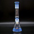 Blue Transparent Glass Hookah