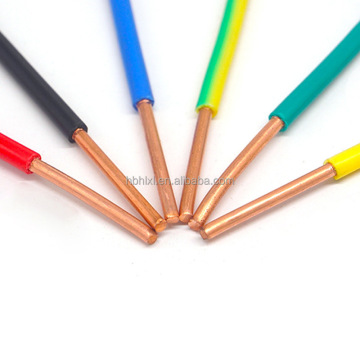 Kupferleiter PVC Isoliertes Einzelkern -BV -Kabel 2,5 mm elektrischer Draht
