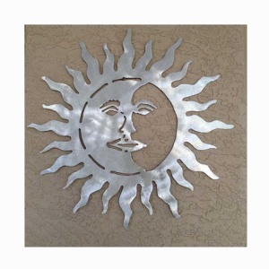 การตัดเลเซอร์ Sun Metal Wall Decor