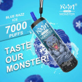 Austrália Disponível Kit Vape R&amp;M Monster 7000 Puffs