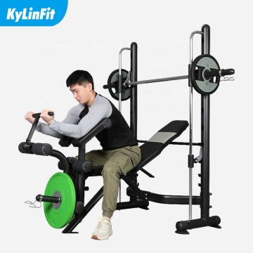 Biceps Curl Workout: Gym Equipment and Weight Lifting Bench Press