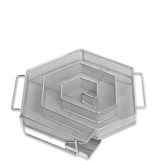Hexagonal Stainless Steel BBQ Cold Smoker Box Generator - Wholesale