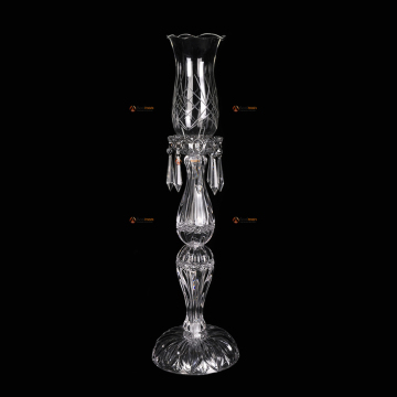 Crystal Candle Holders - French Style Wedding Decoration Candelabras with Gift Box