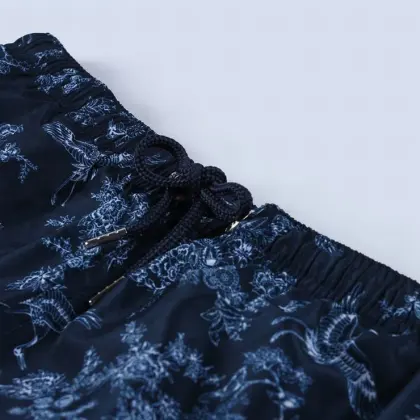 Polyester mens shorts swimwear blue men's sexy swimwear