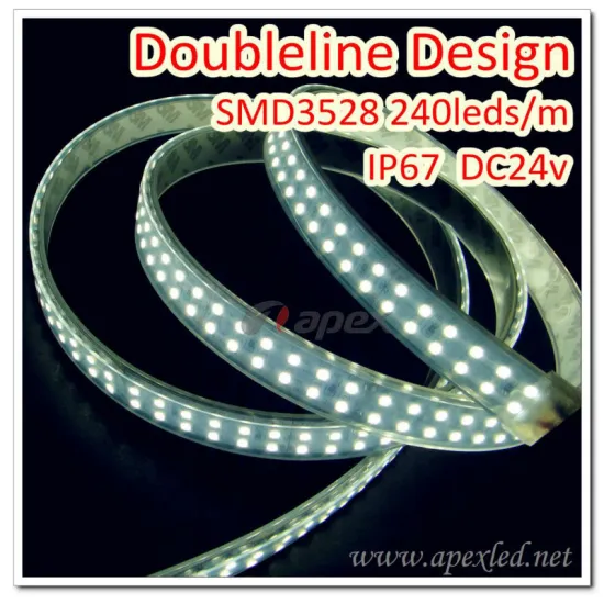 Shining lighting 3528 led 1200p two line strip led lines