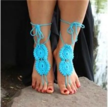 Crochet Barefoot Sandals Wedding Gift Yoga Socks