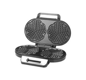 Professional Grade Dual Large Waffle Maker Machine: Stainless Steel Design for Home & Commercial Use