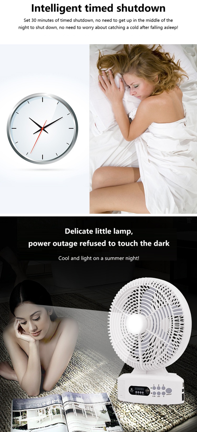 solar powered fan for camping