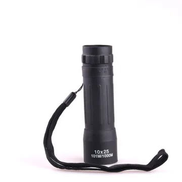 8X21 & 10X25 Mini Pocket Monocular Telescope - Portable Scope for Sports, Camping, Hunting