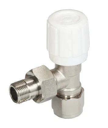 High-Quality Brass Nickel Plated HVAC System Manual Radiator Valve Kit