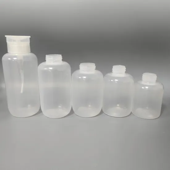 HDPE 150ml Plastic Bottle with Pump Dispenser for Facial Toner, Press-Down Liquid, Skin Toner, Makeup, Nail Polish Remover