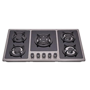 Built-In Tempered Glass 5 Burner Gas Cooktop