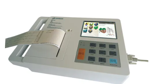 3 Channel Electrocardiograph with 5.7inch color touch-screen