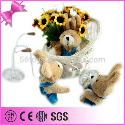 china plush material stuffed handmade bear keychain rilakkuma plush