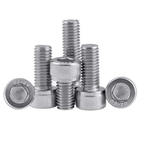 Parafusos Allen de aço inoxidável com cabeça de soquete