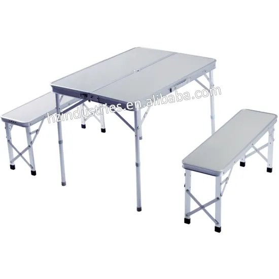 Flexible and functional camping folding table and chairs set