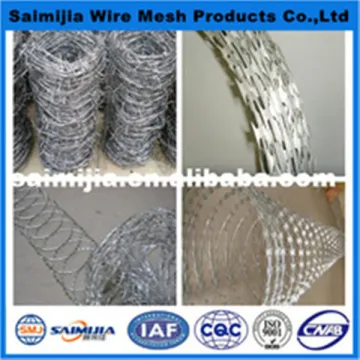 Barbed Wire, Made of Low-carbon Steel, Galvanized or PVC Coating