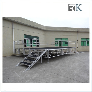 Aluminum Mobile Stage with Non-slip Industrial Material Stage Platform