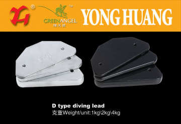 D Shaped Diving Lead, Diving Lead